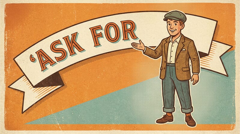 一起來學「ask for」的意思！從例句看懂用法