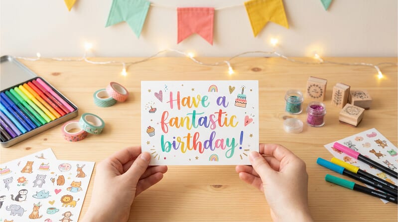 用英文傳達「生日快樂」！生日卡片的寫法