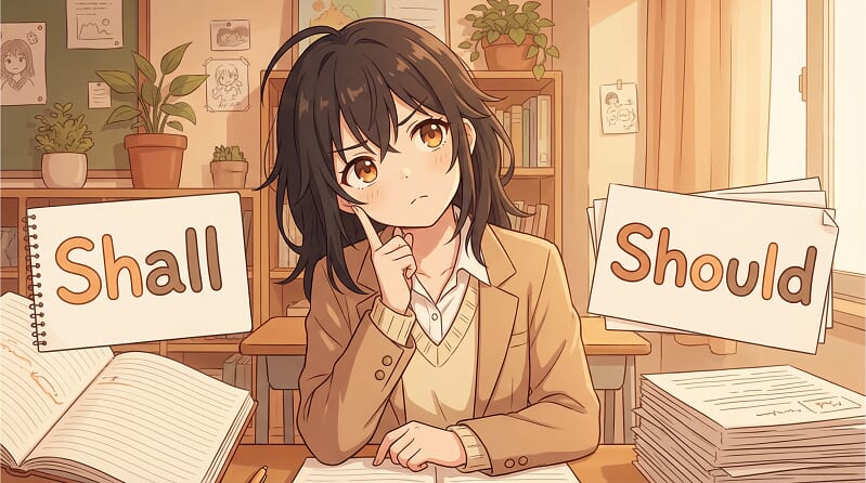 比較 shall 與 should 的用法及差異