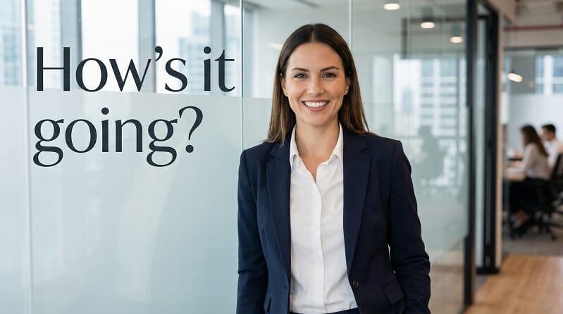 「How’s it going?」的用法!如何自然提問與回答 「How’s it going?」的用法!如何自然提問與回答