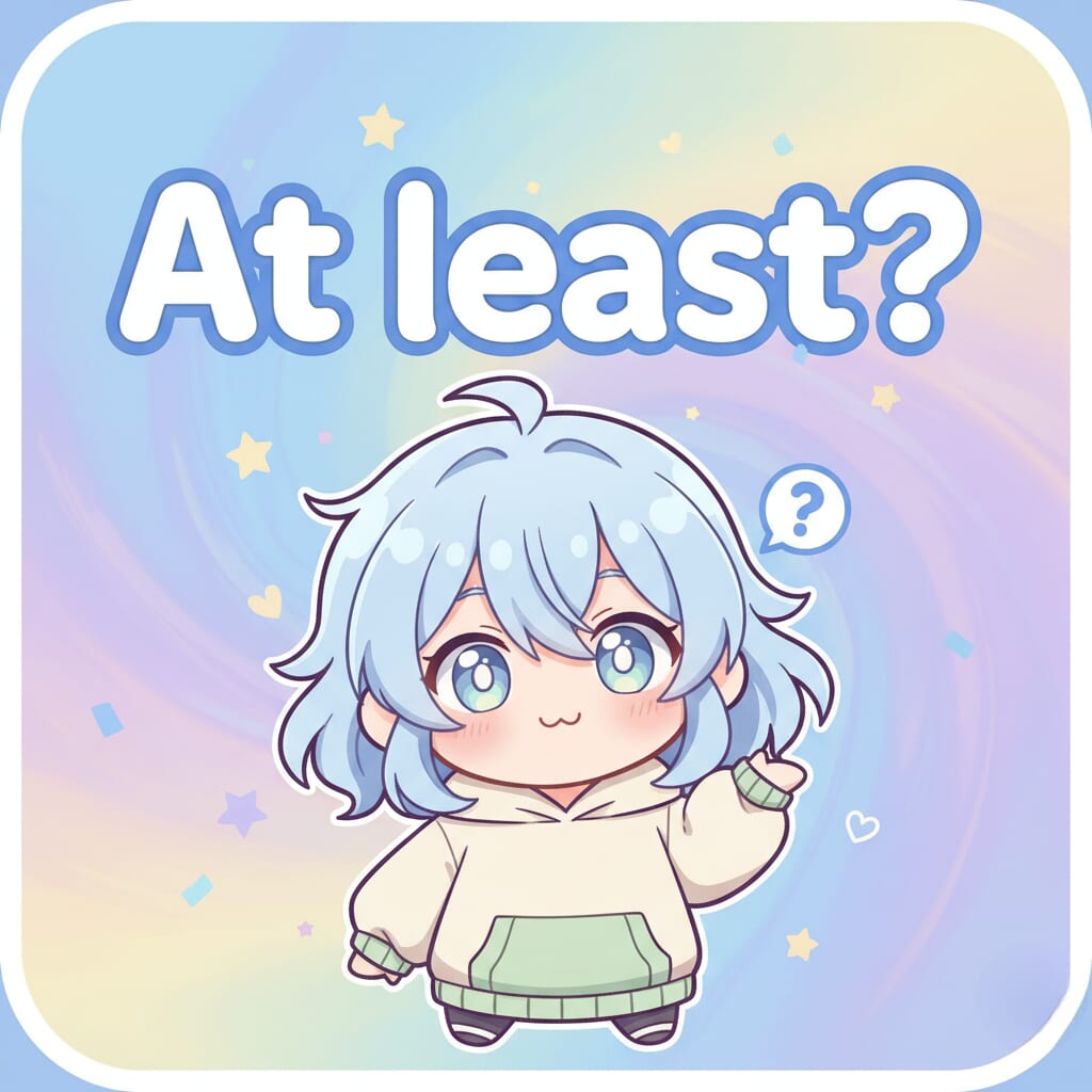 At least 是什麼意思？常見用法與例句整理