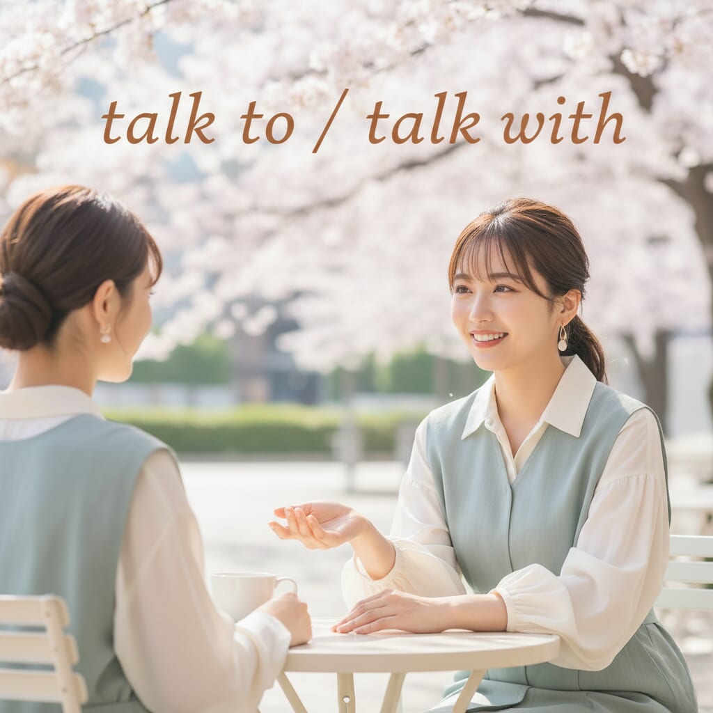 「talk to」和「talk with」有什麼不同？介系詞的意思比較