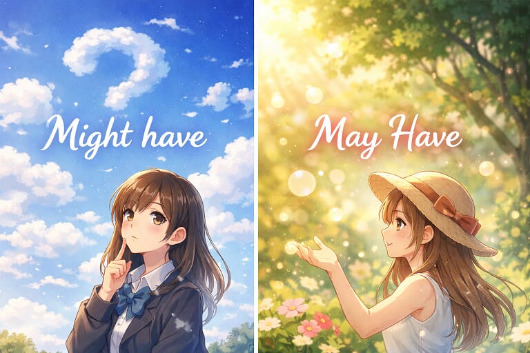 might have / may have 的意思與用法