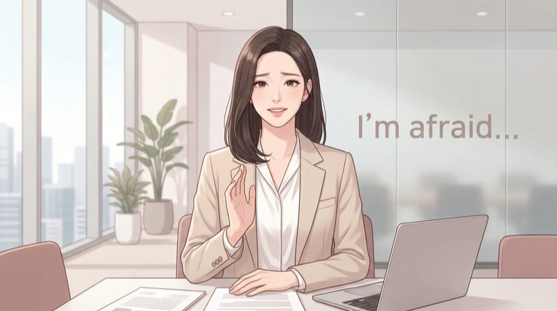 「I’m afraid」的意思與正確用法解說!也一併介紹類似表達 「I’m afraid」的意思與正確用法解說!也一併介紹類似表達