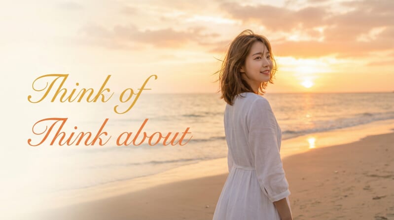 think of 和 think about 有什麼不同？詳解語感與用法區分！