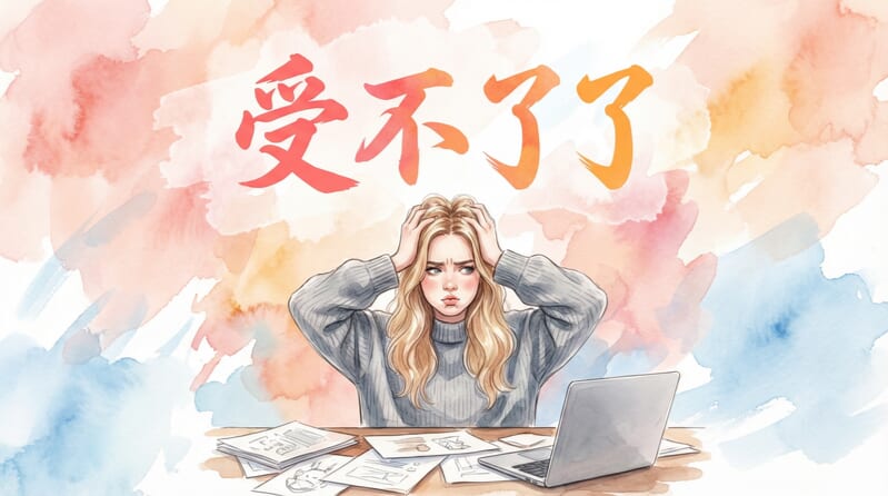 「忍耐」的英文怎麼說?一併介紹「受不了了!」的片語 「忍耐」的英文怎麼說?一併介紹「受不了了!」的片語