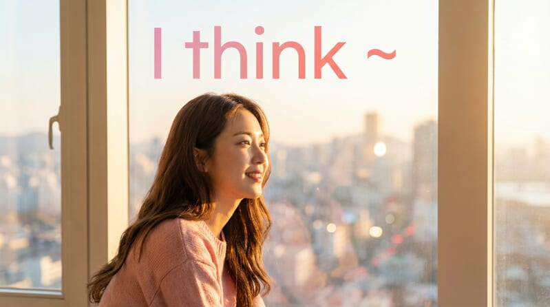 除了用「I think」表示「我想~」之外,還有哪些相關用法? 除了用「I think」表示「我想~」之外,還有哪些相關用法?