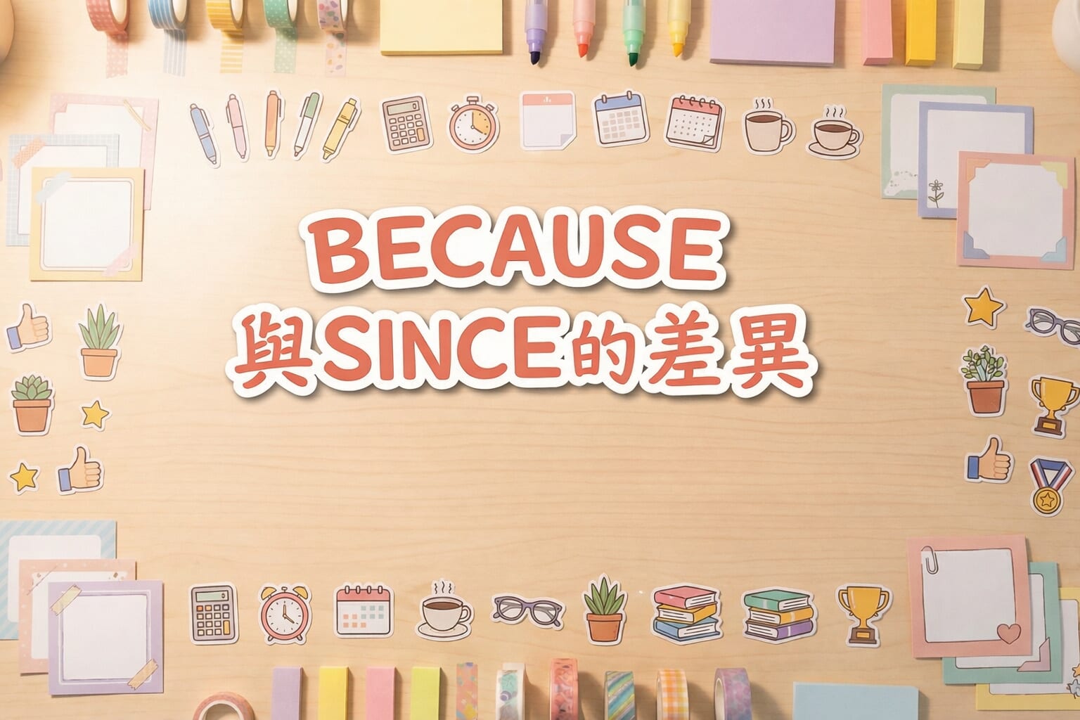 because 和 since 有什麼不同？「因為」與「既然」的語感差異