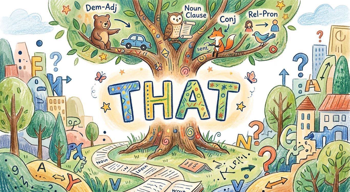 英文「that」怎麼用？4 大核心用法與句型解析