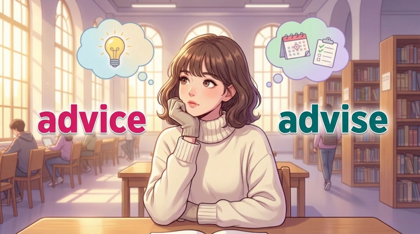 advice 和 advise 有什麼不同？如何區分？