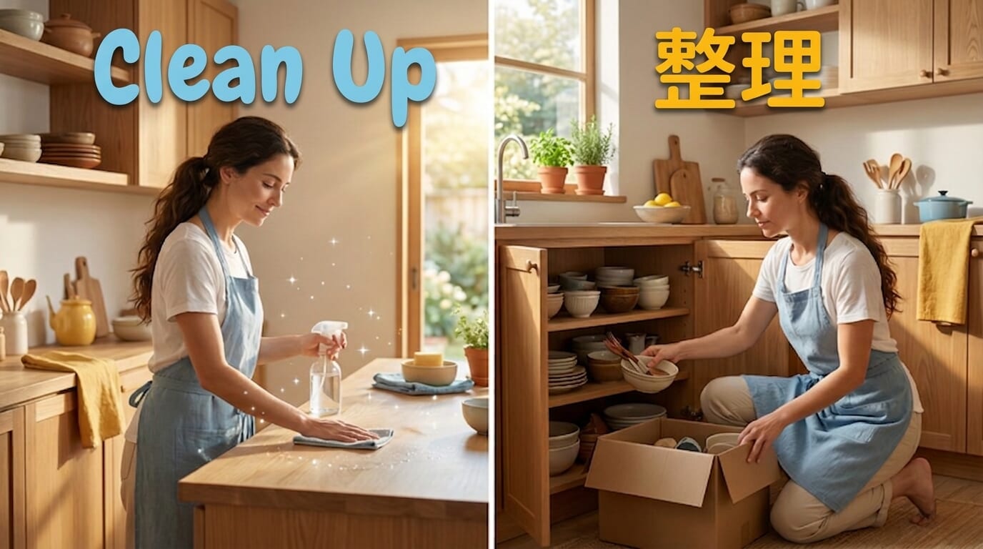 不只有 「clean up」！打掃整理、垃圾分類相關英文整理