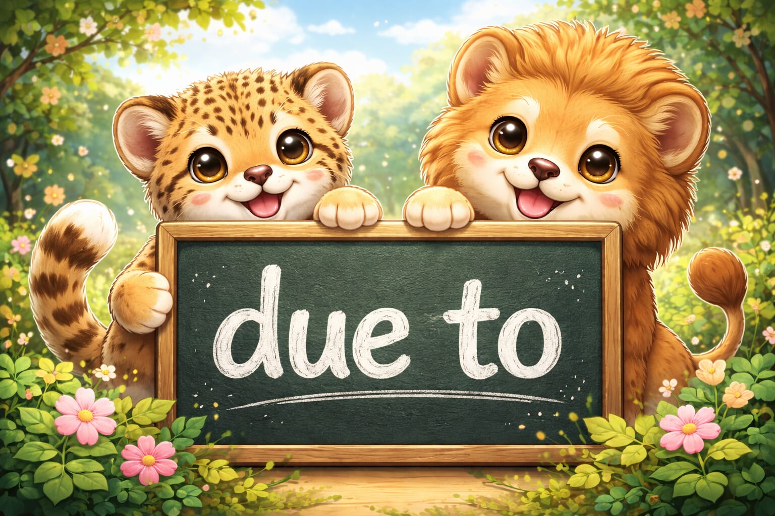 due to 和 because of 有什麼不同？英文「因為」的用法