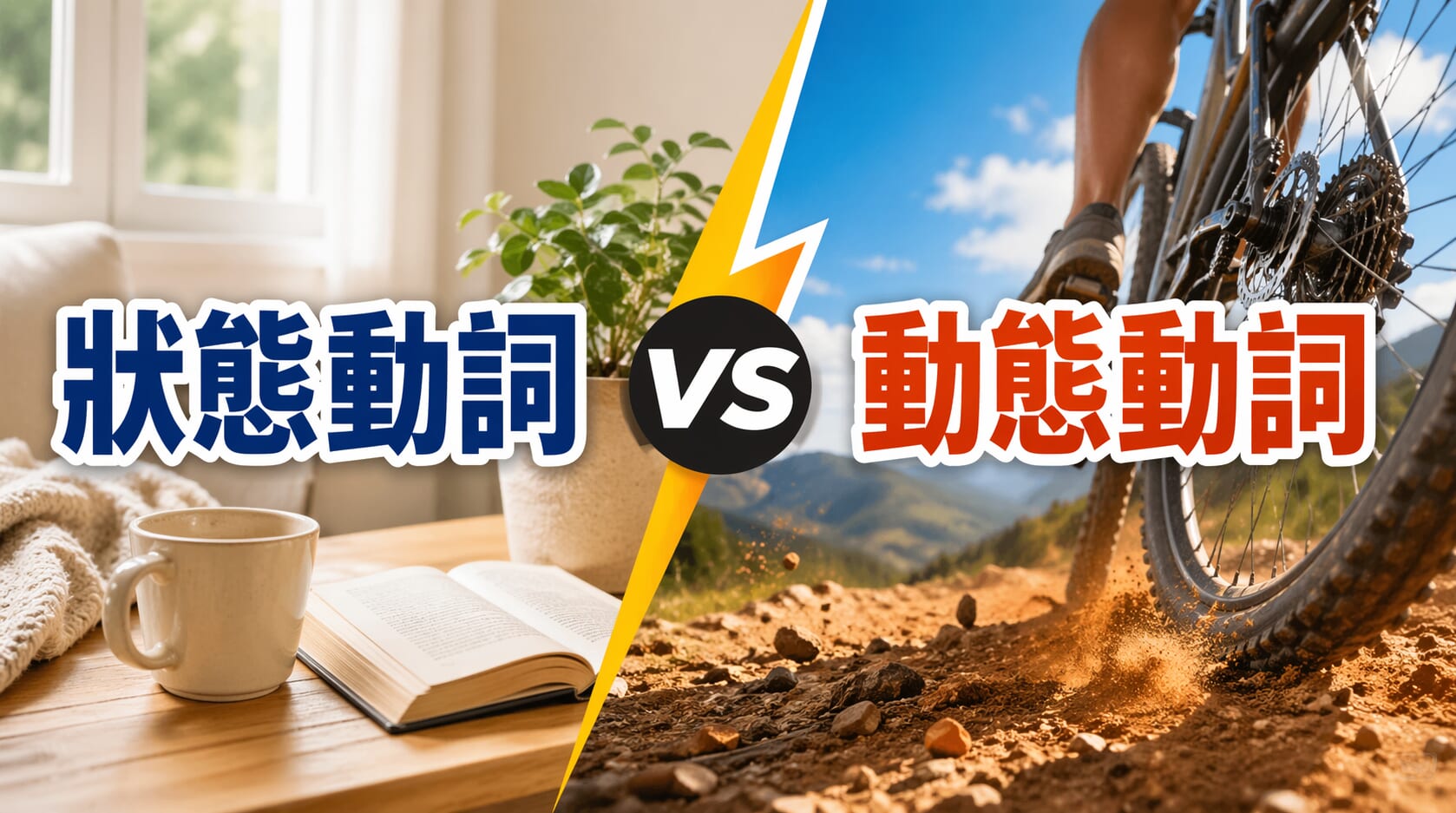 別再搞混了！用最直覺的方式理解「狀態動詞」與「動態動詞」