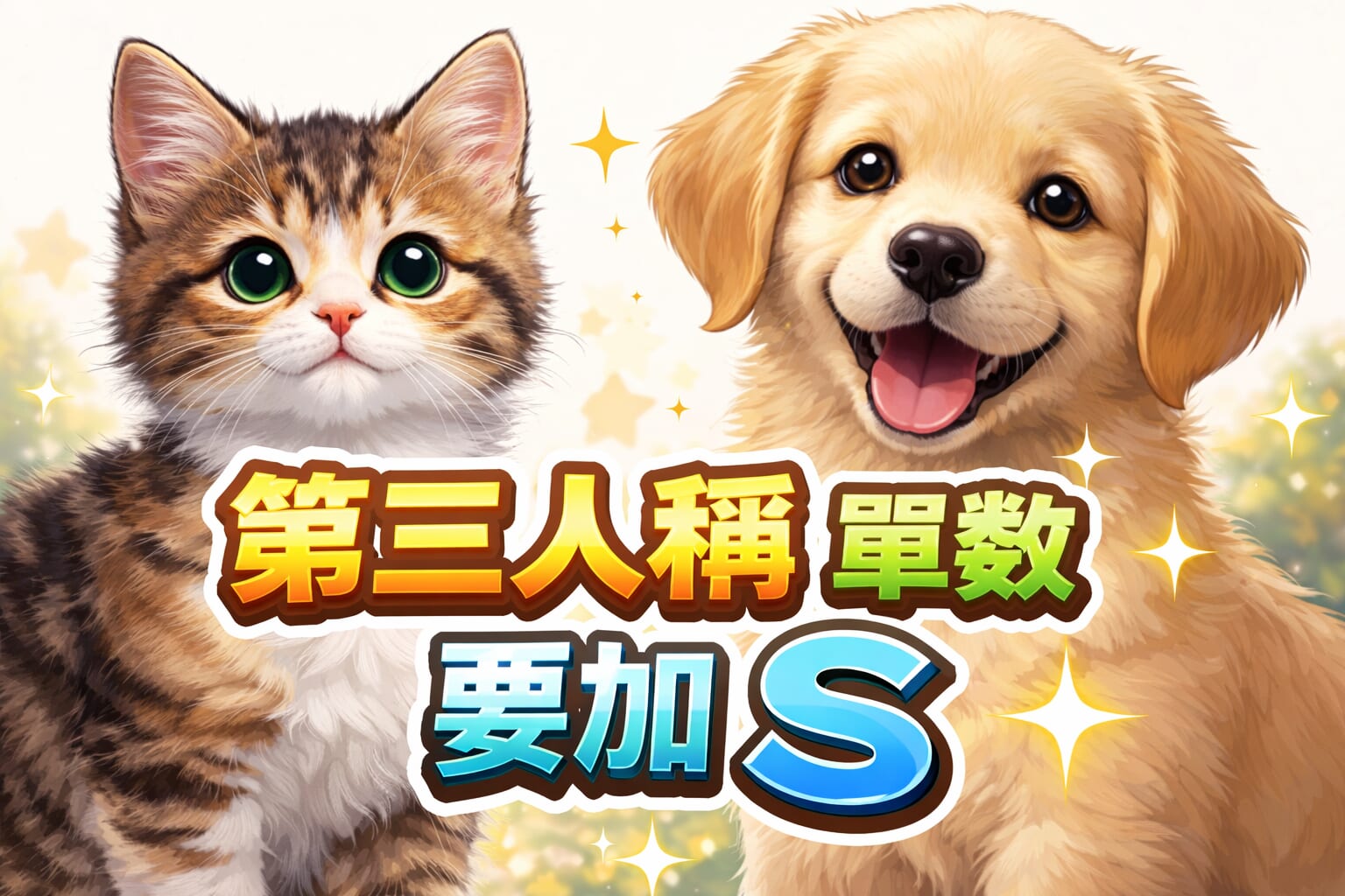 第三人稱單數怎麼用?動詞加 s 的規則與用法整理 第三人稱單數怎麼用?動詞加 s 的規則與用法整理