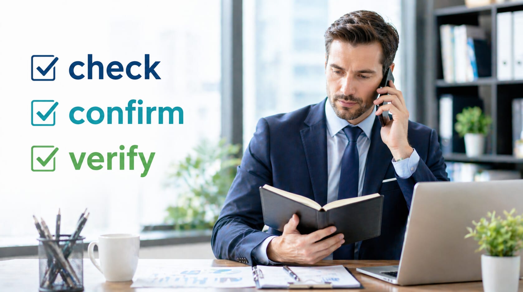 英文的「確認」怎麼說？ check、confirm、verify 的差異