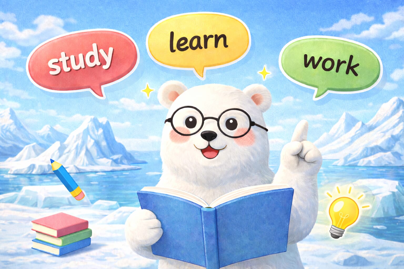 study、learn、work 有什麼不同？「學習」的英文語感與正確用法