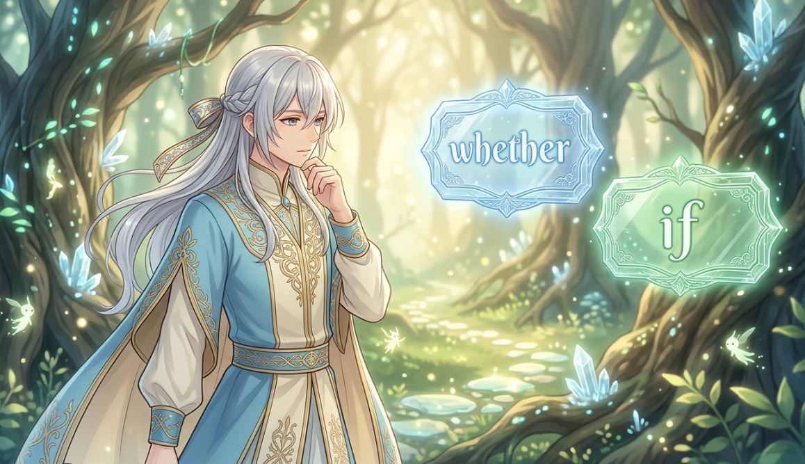 別再用錯「是否」：whether 與 if 的用法與差異