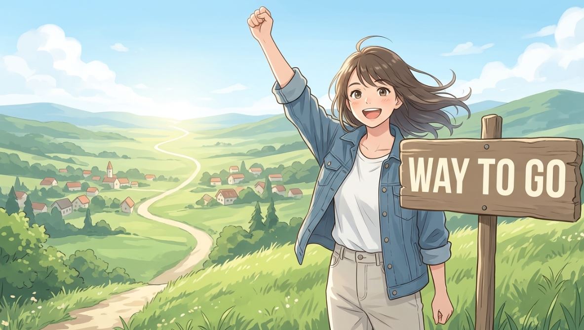 實用英文片語「way to go」的三種意思與用法 實用英文片語「way to go」的三種意思與用法