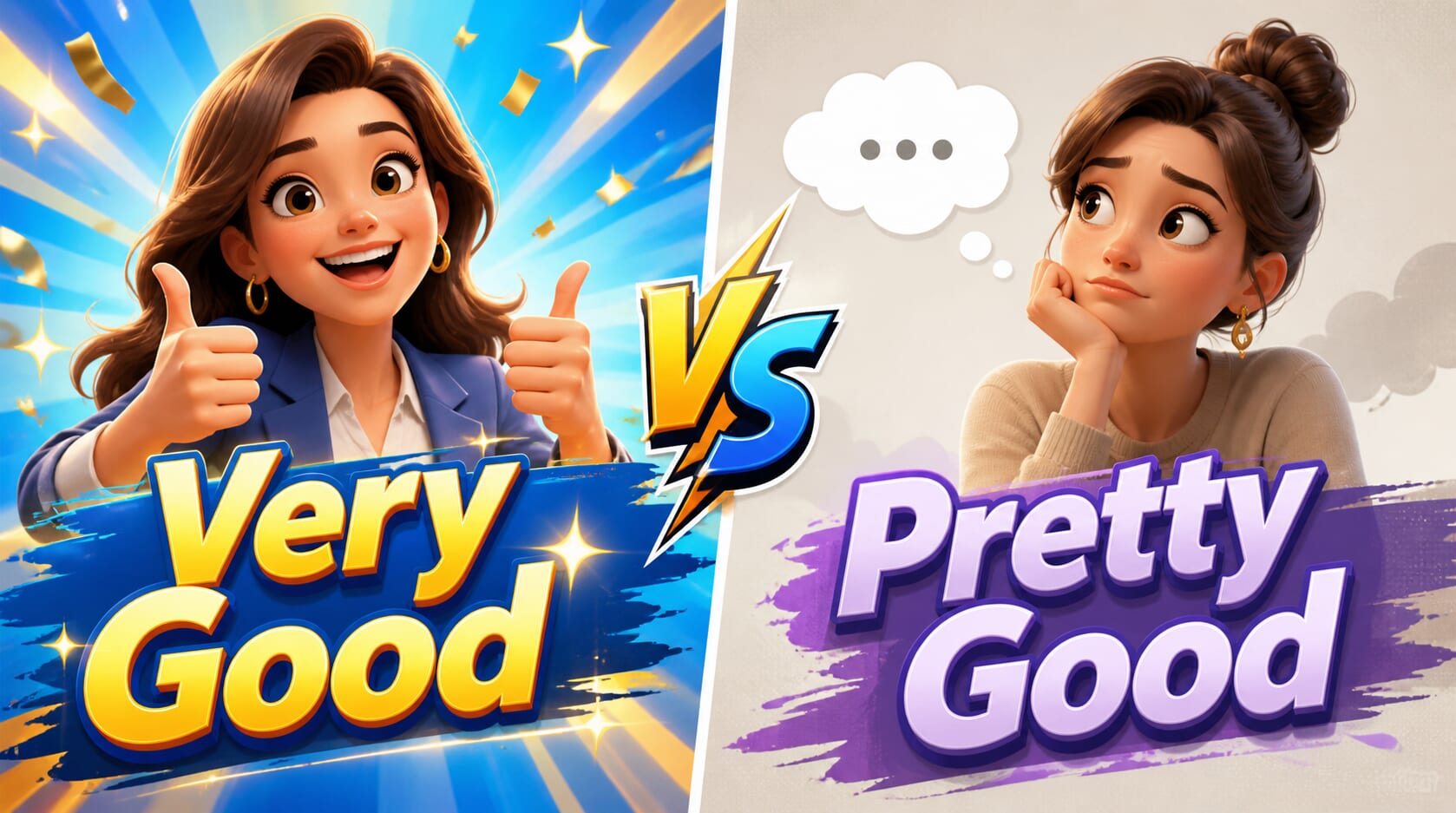 very good vs. pretty good：看似相近，語感其實不同