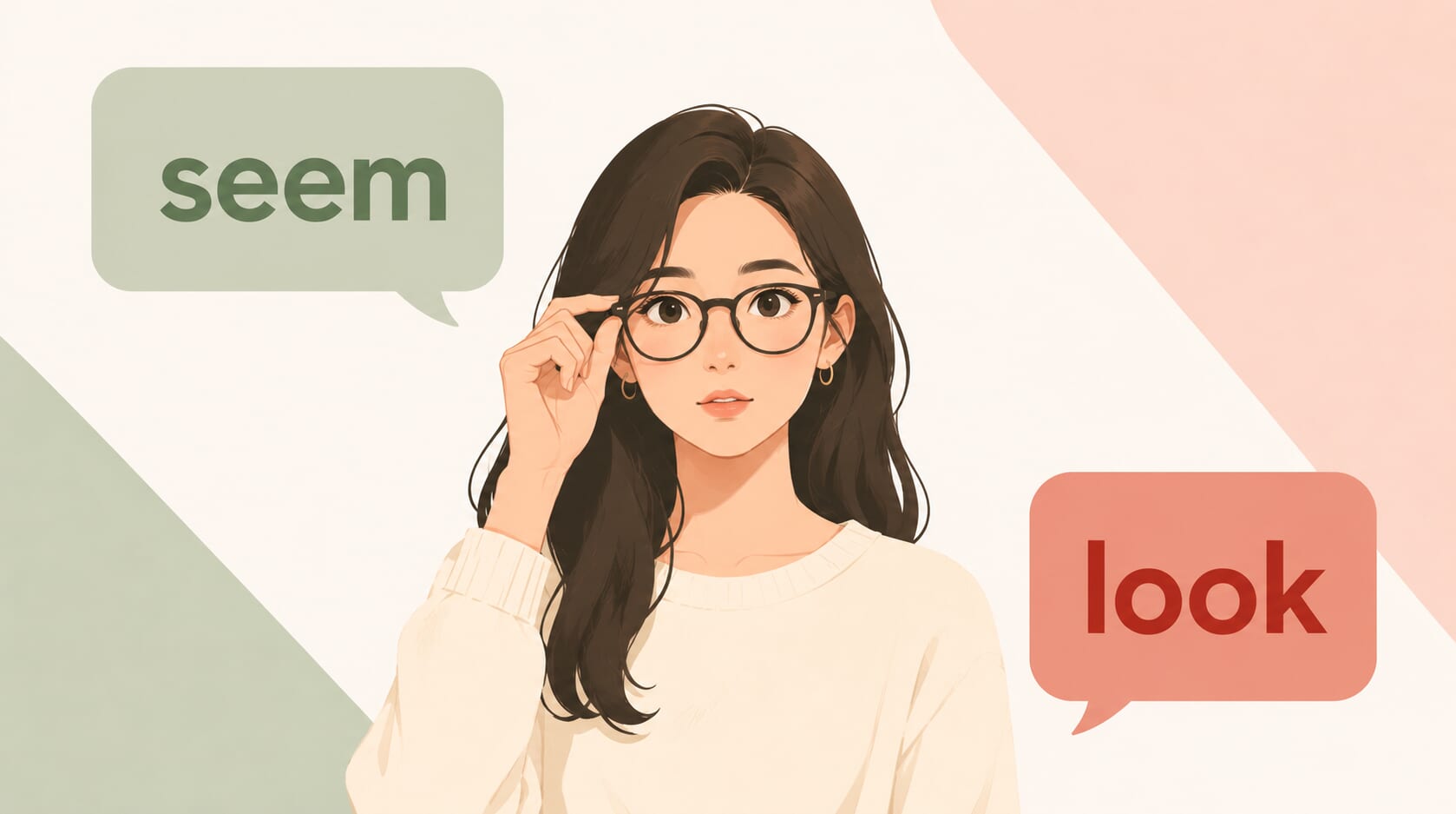 seem 和 look 有什麼不同?英文「看起來」的用法與語感差異 seem 和 look 有什麼不同?英文「看起來」的用法與語感差異