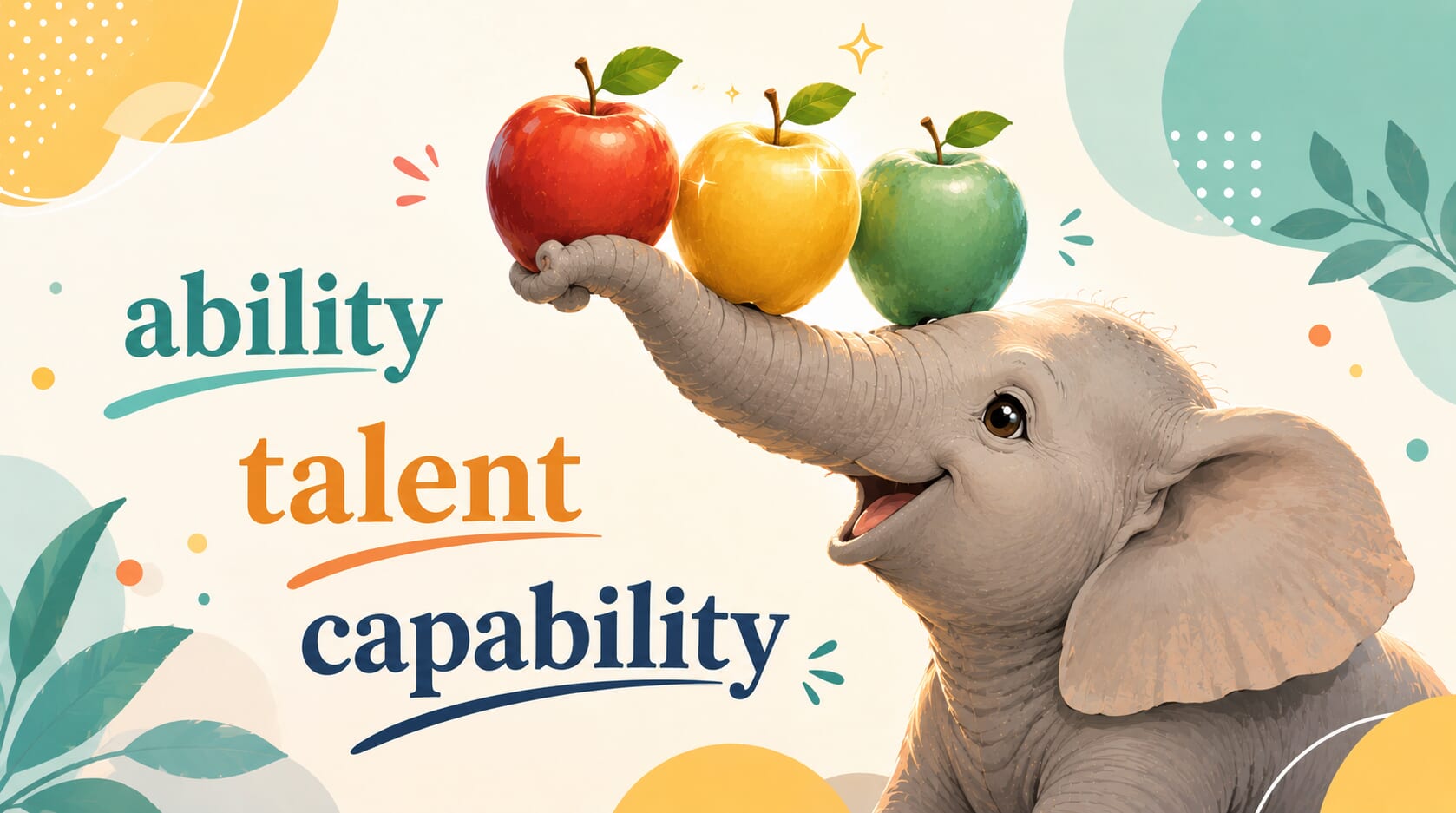 能力英文怎麼說？精準用對 ability、talent、capability