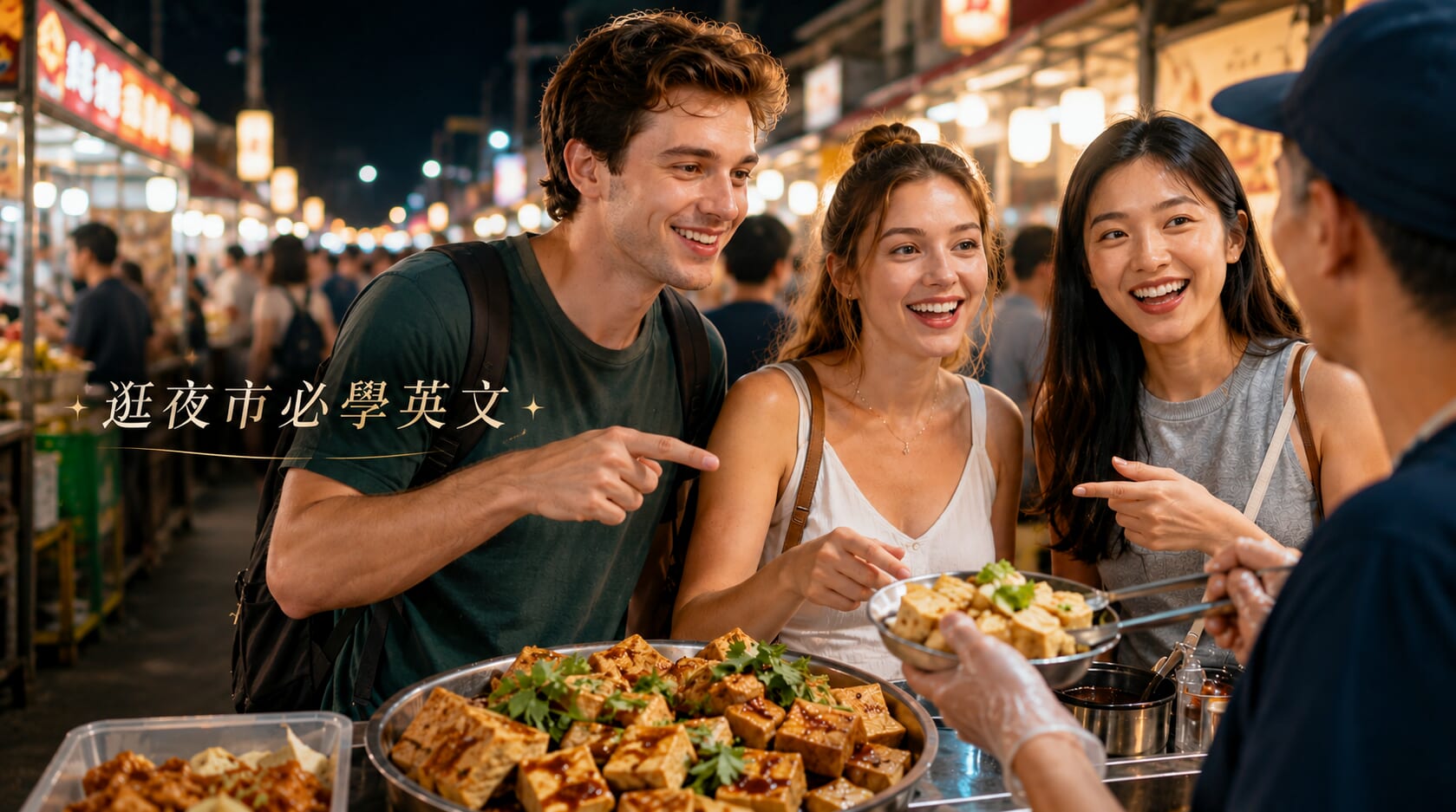 帶外國朋友逛夜市必學英文:點餐、介紹美食與臭豆腐怎麼說? 帶外國朋友逛夜市必學英文:點餐、介紹美食與臭豆腐怎麼說?
