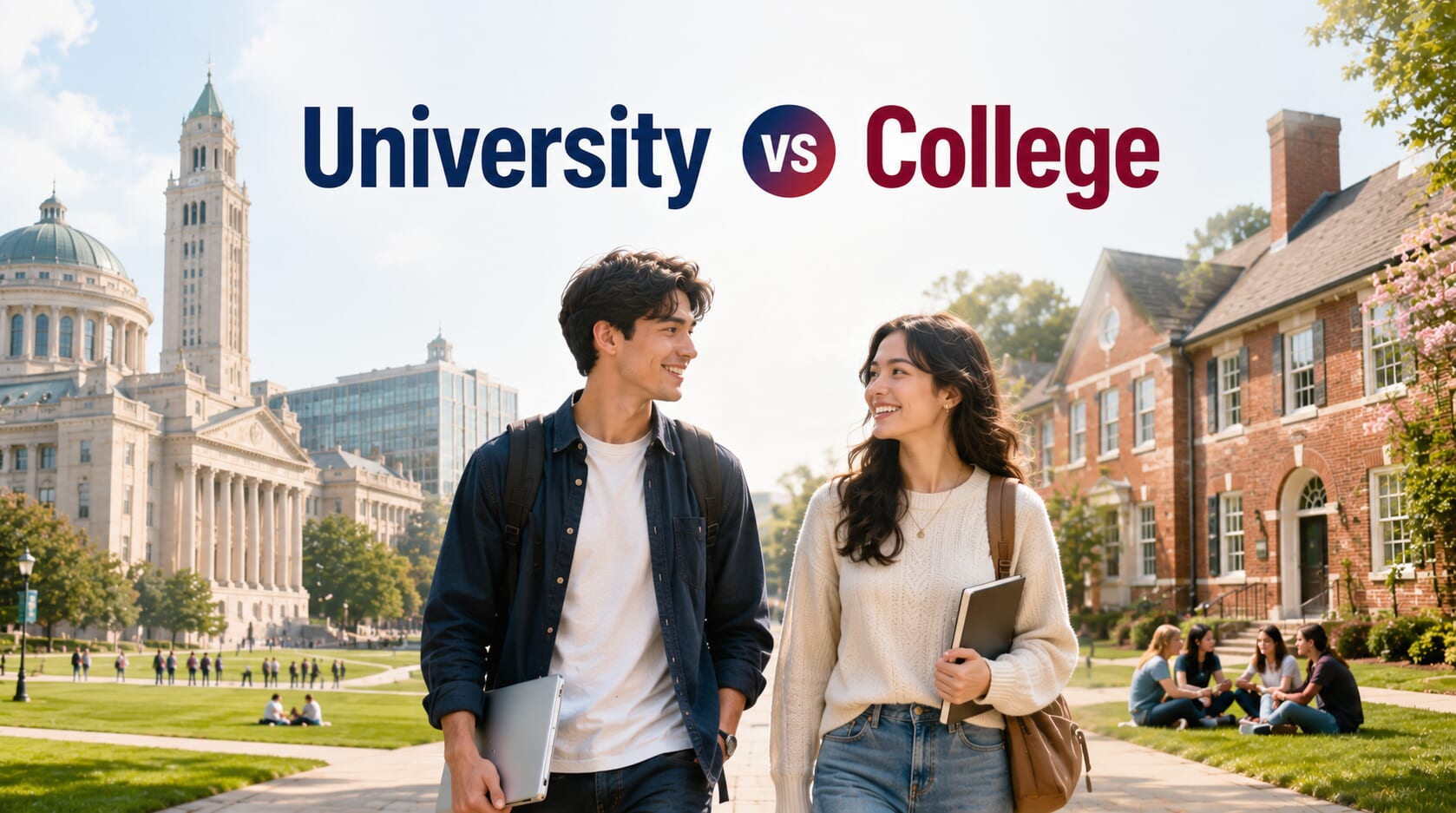 University 和 College 有什麼不同?「大學」的英文用法 University 和 College 有什麼不同?「大學」的英文用法
