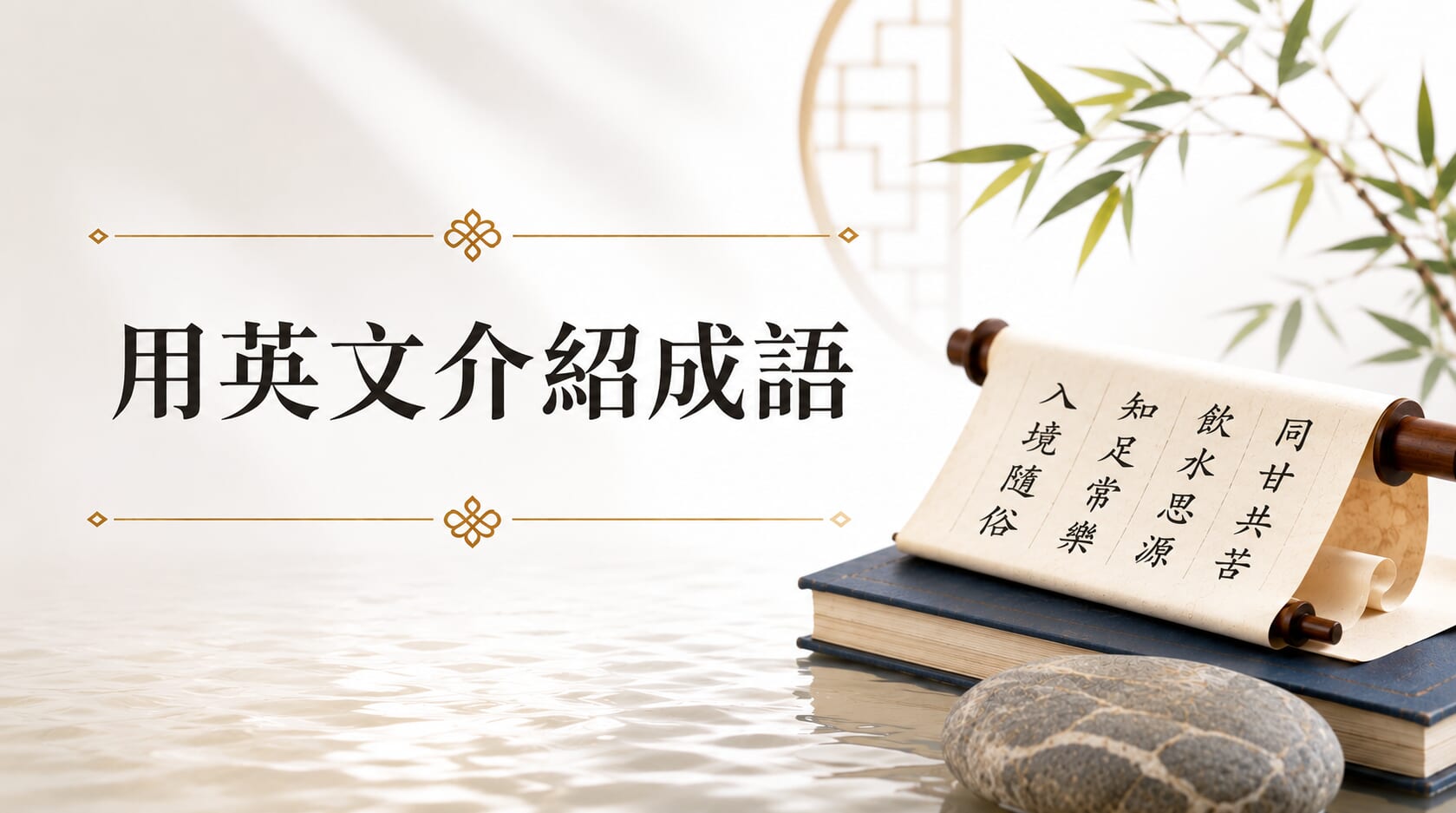 如何用英文介紹成語?帶你認識成語的英文說法與文化意涵 如何用英文介紹成語?帶你認識成語的英文說法與文化意涵