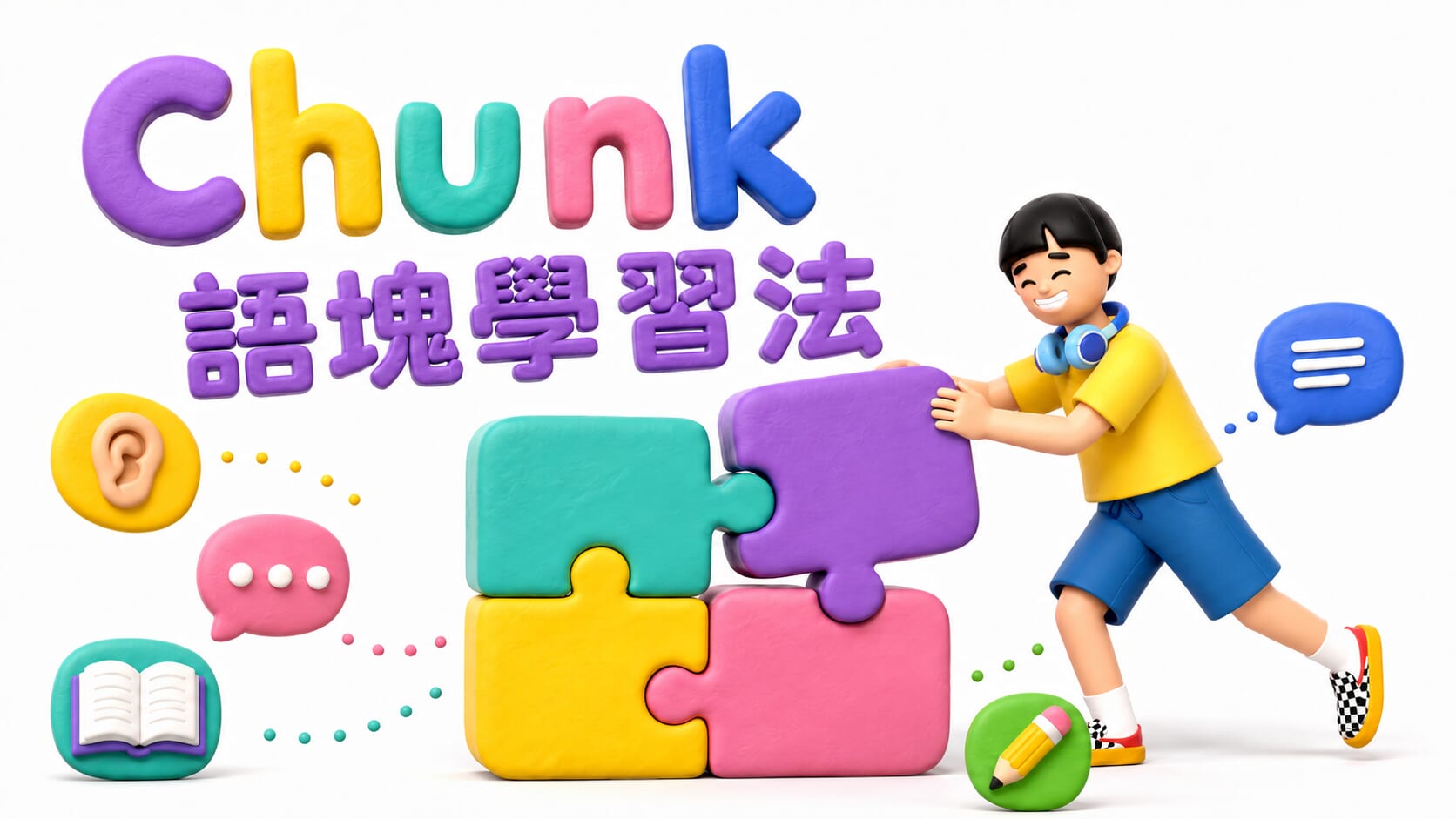 語塊(Chunk)學習法是什麼?提升英文聽說讀寫的實用技巧 語塊(Chunk)學習法是什麼?提升英文聽說讀寫的實用技巧