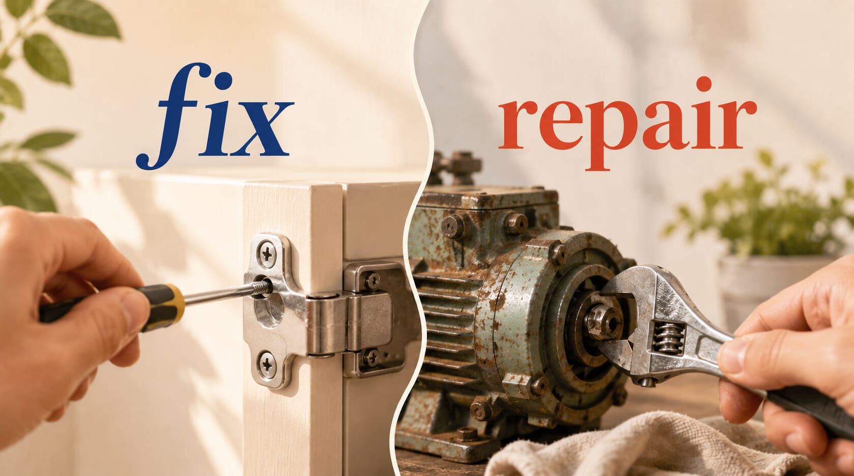 fix 和 repair 有什麼不同?「修理」的英文與常見用法 fix 和 repair 有什麼不同?「修理」的英文與常見用法