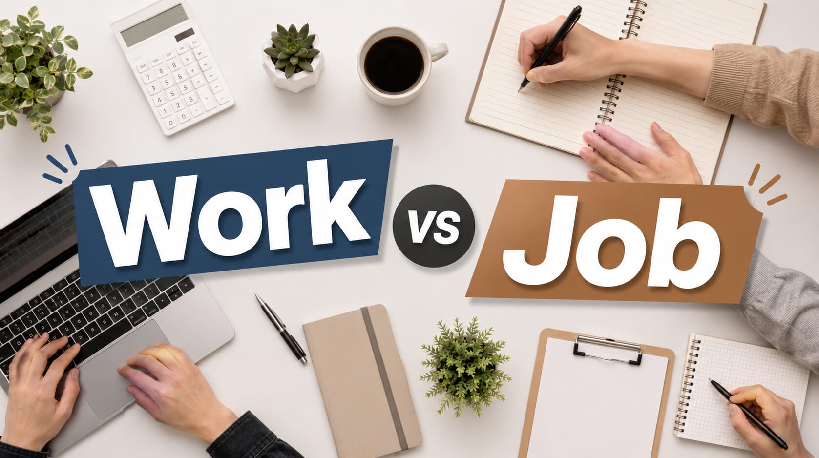 Work 和 Job 有什麼不同？學會兩者差異與正確用法