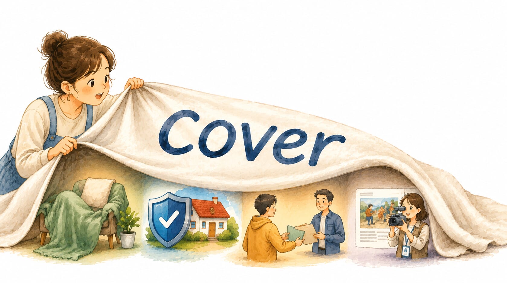 cover 不只表示「蓋住」!4 大常見意思與實用句型一次搞懂 cover 不只表示「蓋住」!4 大常見意思與實用句型一次搞懂