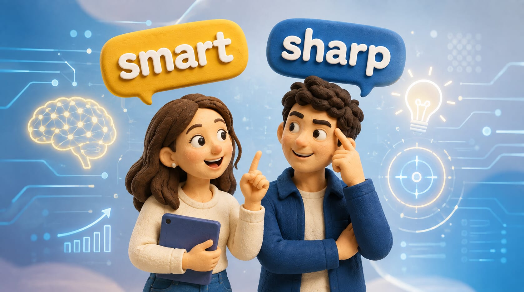 smart、sharp 都是聰明?5 個常用單字與語感差異 smart、sharp 都是聰明?5 個常用單字與語感差異