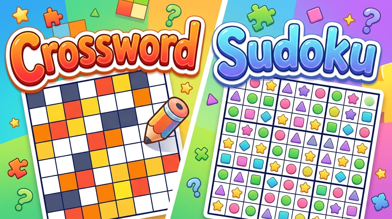 Crossword 與 Sudoku，用英文聊聊「益智遊戲」